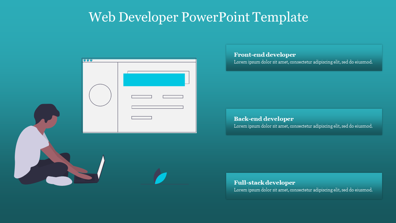 Web developer PowerPoint Template